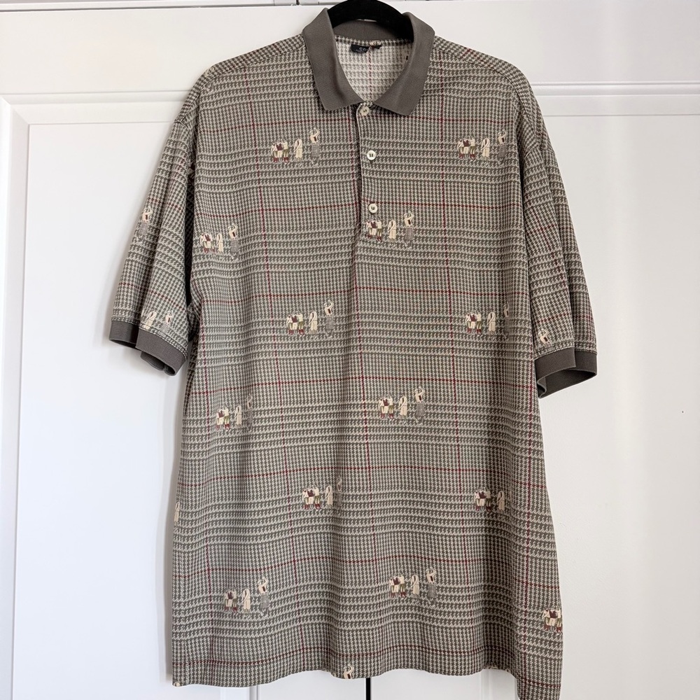 Vintage Como Sport by Cobra Men's Polo Shirt Made in Italy Size XL